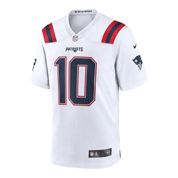 Mac Jones New England Patriots Nike Game Player Jersey Men's L 2022 NFL #10 - Picture 1 of 13